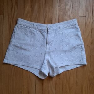 Guess White  Shorts